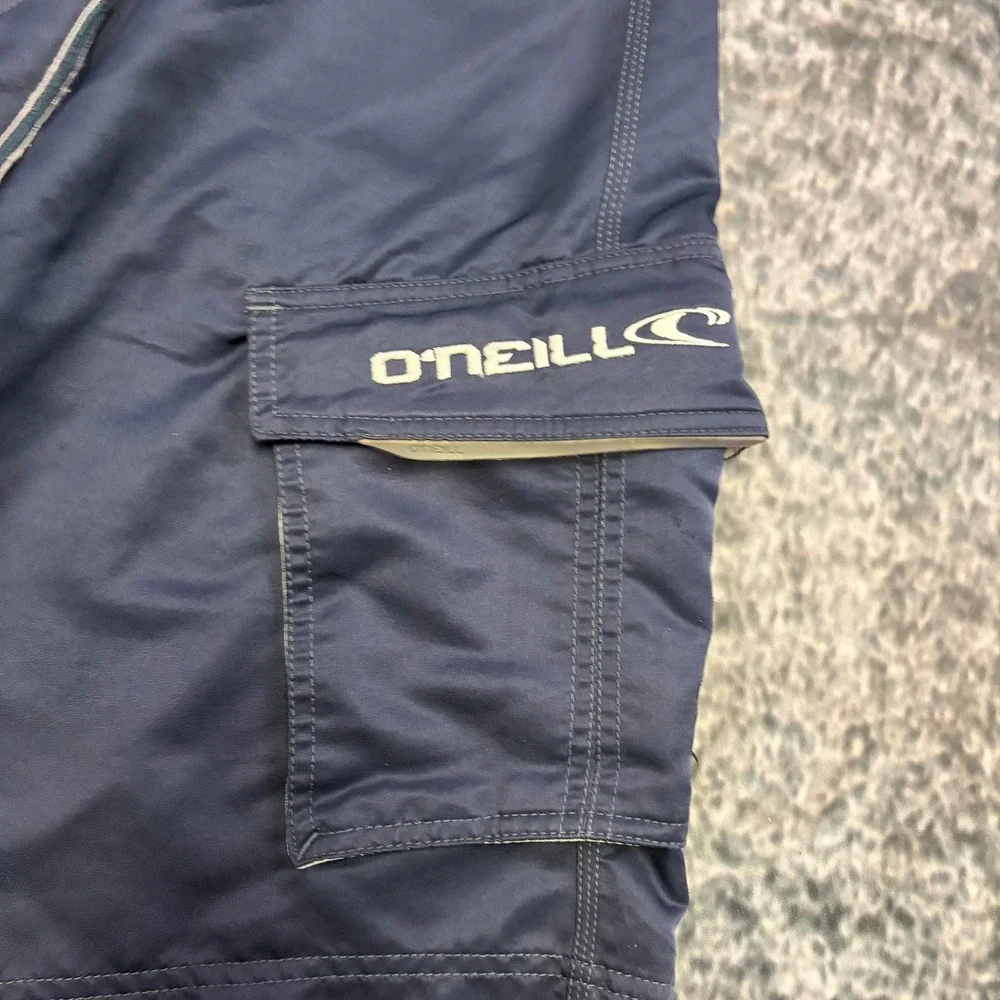 Vintage Y2K O'Neill Board Shorts Mens 31 Navy Blue Cargo Surf Skater Swim Trunks